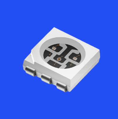 SMD5050 RGB LED Diodę 5.0x5.0mm PCT Przyczepę 120deg 6pinów Przejrzysty obiektyw 0,6W LED Chip