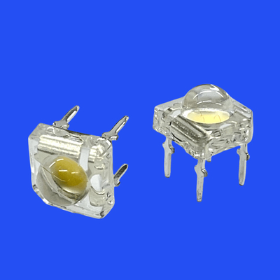 F5 Wypukła soczewka Piranha LED żarówka 60° Natury Biały Kolor Zintegrowany Zener 5mm LED Do Kolei
