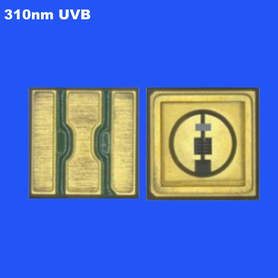 0.6W 310nm UVB 3535 SMD LED Chip Ceramic Sealing Clear Lens 120deg dla wzrostu roślin